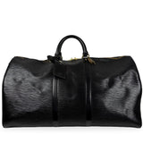 Louis Vuitton Keepall 55 Epi Leather Noir M42952