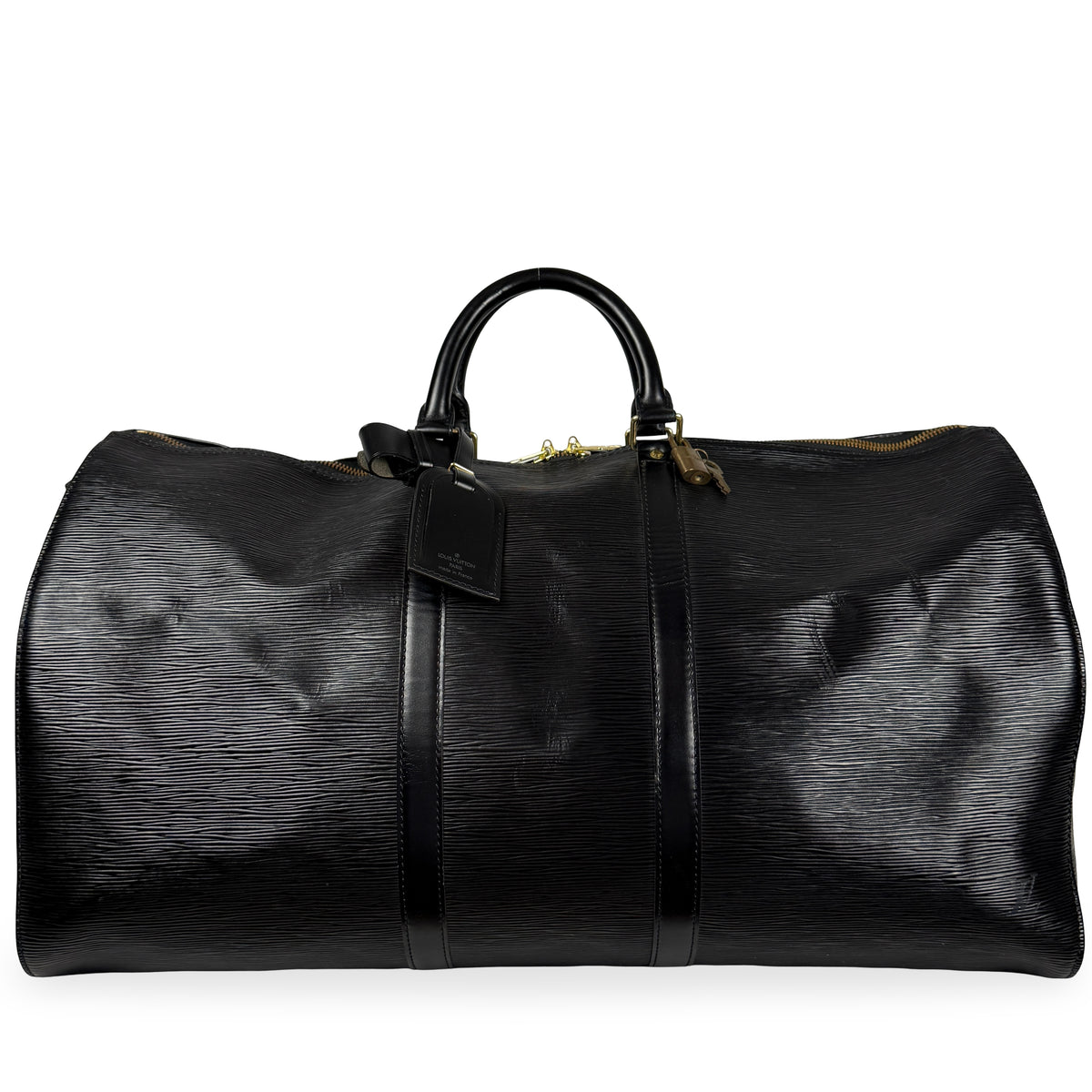 Louis Vuitton Keepall 55 Epi Leather Noir M42952